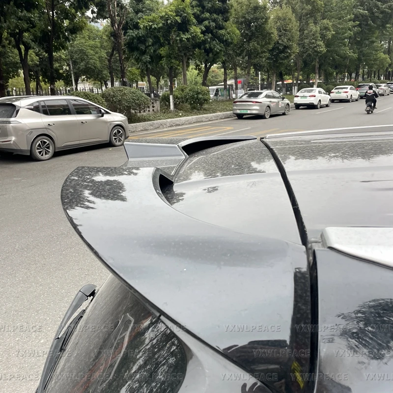 3D Style ABS Glossy Black Rear Roof Spoiler Trunk Lip Wing Car Accessories For Toyota Highlander 2015 2016 2017 2018 2019