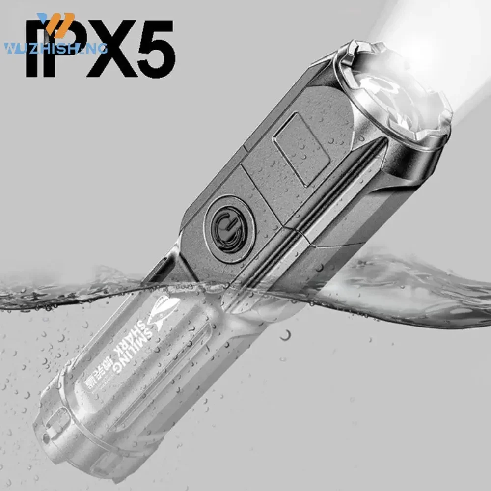 Powerful LED Flashlight 100000 Lumen Tactical Flashlights Rechargeable USB 18650 Waterproof Zoom Fishing Hunting LED Flashlight