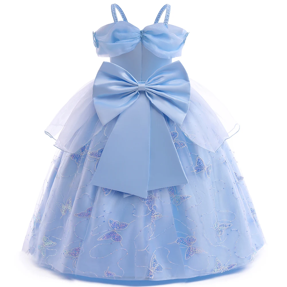 cinderella birthday dress Magical Cinderella Princess Birthday Long Sleeve Party Dress Costume &   Fox Baby & Co
