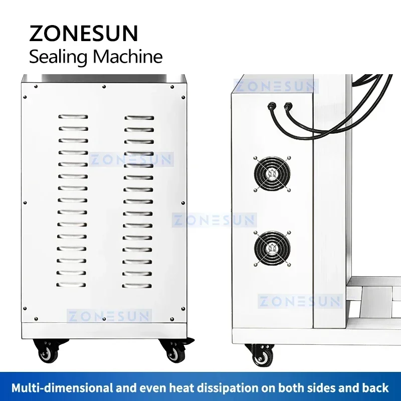 ZONESUN الألومنيوم احباط السدادة التعريفي آلة الختم الحرارة التعريفي السدادة للزجاجات ZS-FS3300TP