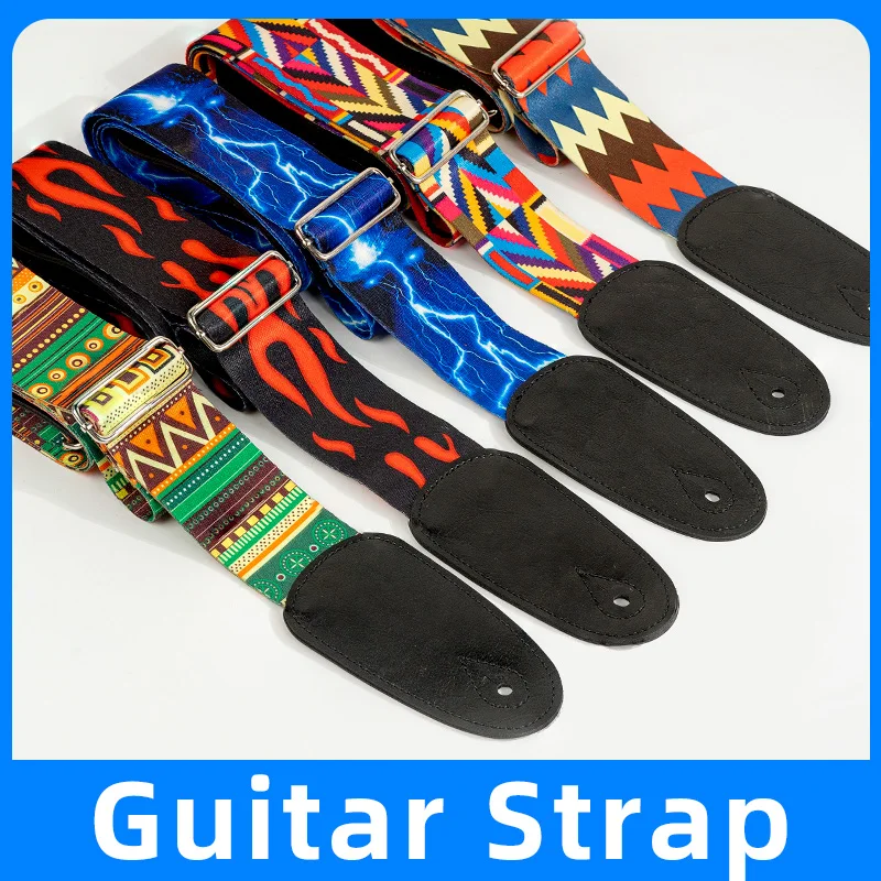 

Guitar Strap, Folk Guitar Strap, Guitar Strap, Shoulder Strap, Bass Guitar Strap, Special for Electric Guitar, Trendy and Stylish for Boys and Girls