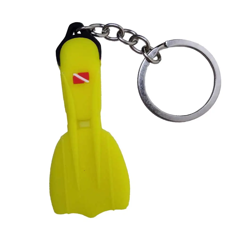 Scuba Diving Fin Key Chain KeyChain Flipper Keyring Diver Diving Gift Bags Novelty ID