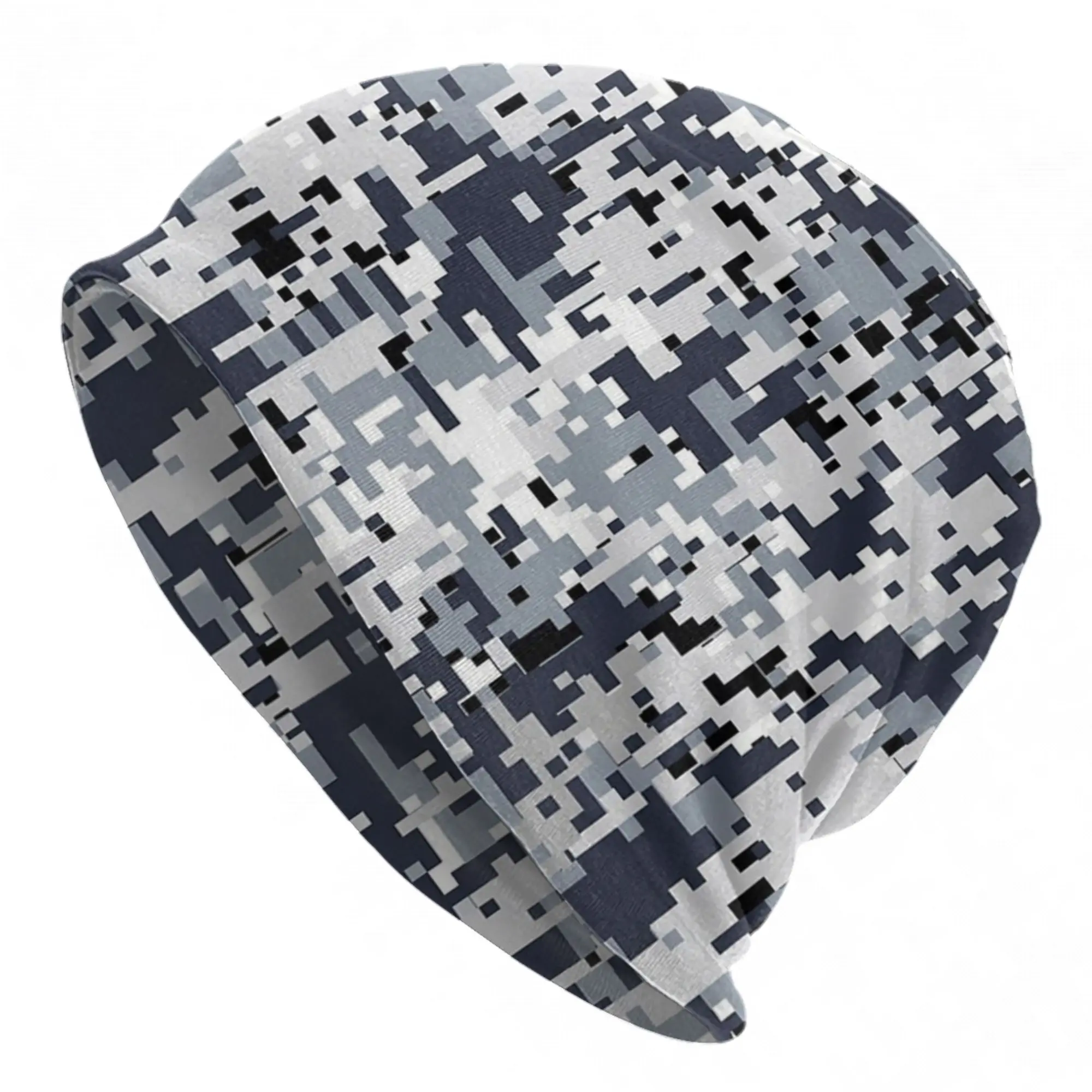 Urban Style Camouflage Bonnet Hats Casual Street Multicam Military Skullies Beanies Hats Men's Women's Warm Dual-use Cap