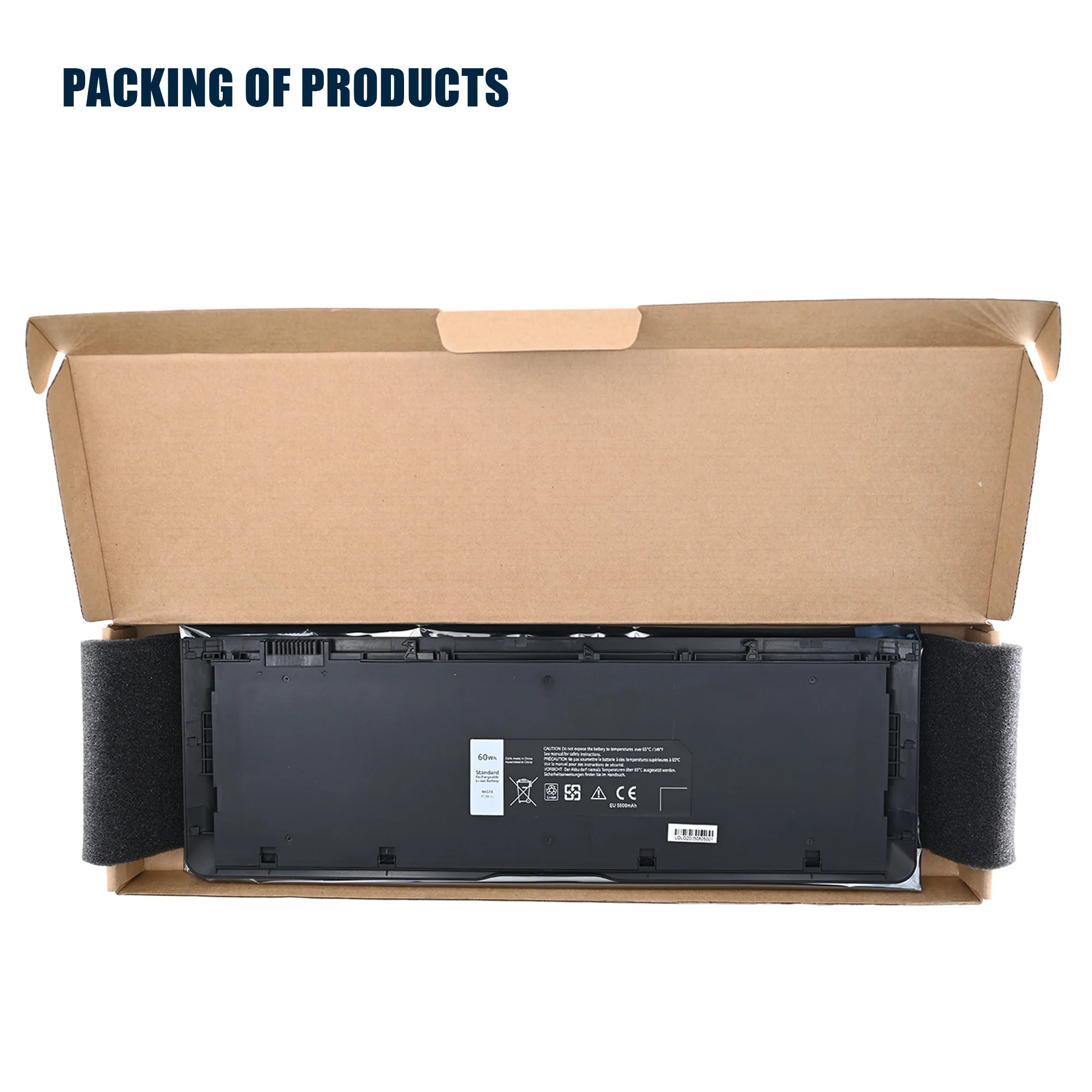 

9KGF8 11.1V 60Wh 5500mAh Genuine Original Laptop Battery For Dell Latitude 6430U E6430U E6510U 312-1424 XX1D1 7HRJW 6FNTV TRM4D