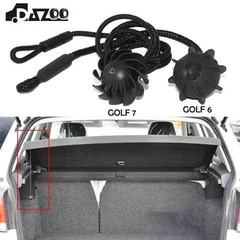 VW 골프 6 골프 7 MK7 티구안 후방 부츠 소포 선반 스트링 코드 커버 스트랩, 트렁크 랜야드 테이블 보드 트렁크 테이블 행잉 로프