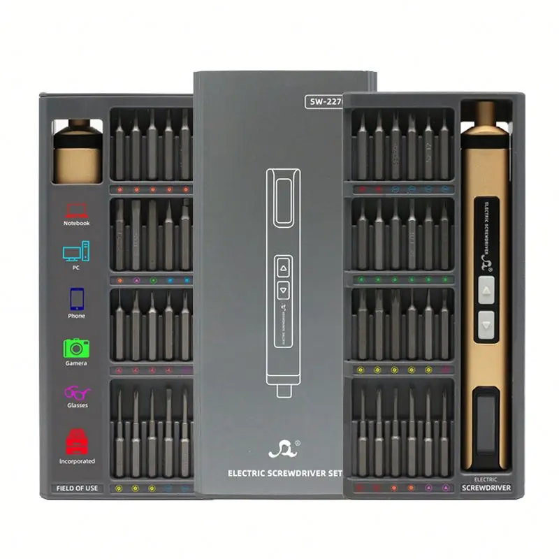 50 in 1 Rechargeable Electric Precision Screwdriver Kit Mini Repair Tool Set for Phone Laptop Camera Electronics