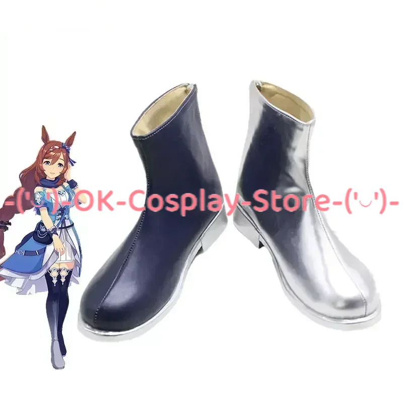 Game Pretty Derby Super Creek Cosplay Shoes Halloween Carnival Boots PU Shoes Cosplay Props Custom Made