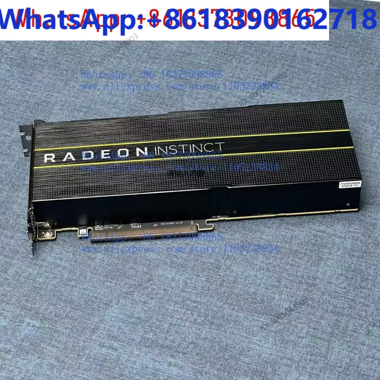 AMD MI50 32GB GPU accelerated artificial intelligence training GPU deep learning computing card Radeon VII MI60