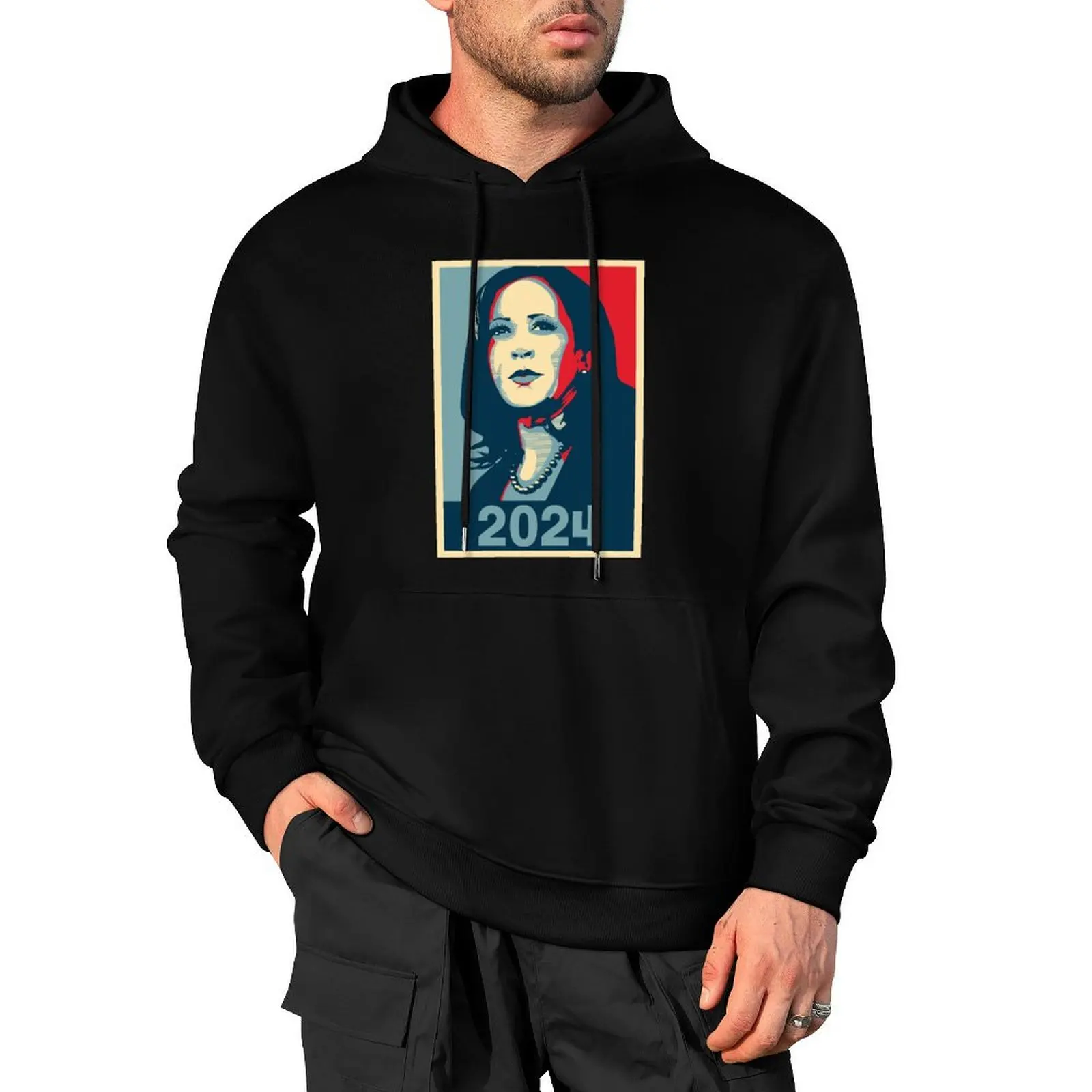 Kamala Harris for President - 2024 Pullover Hoodie japanese style korean clothes anime clothes oversized hoodie