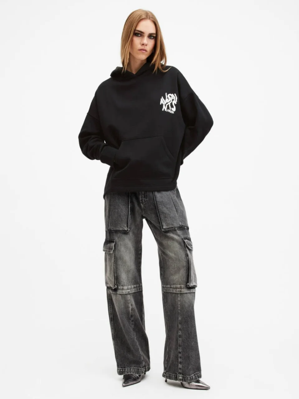 2024年秋 アメリカンレトロ レタープリント パーカー レディース ゆったり カジュアル 多用途 カップル トップス トレンド ロング丈 コットン スウェットシャツ