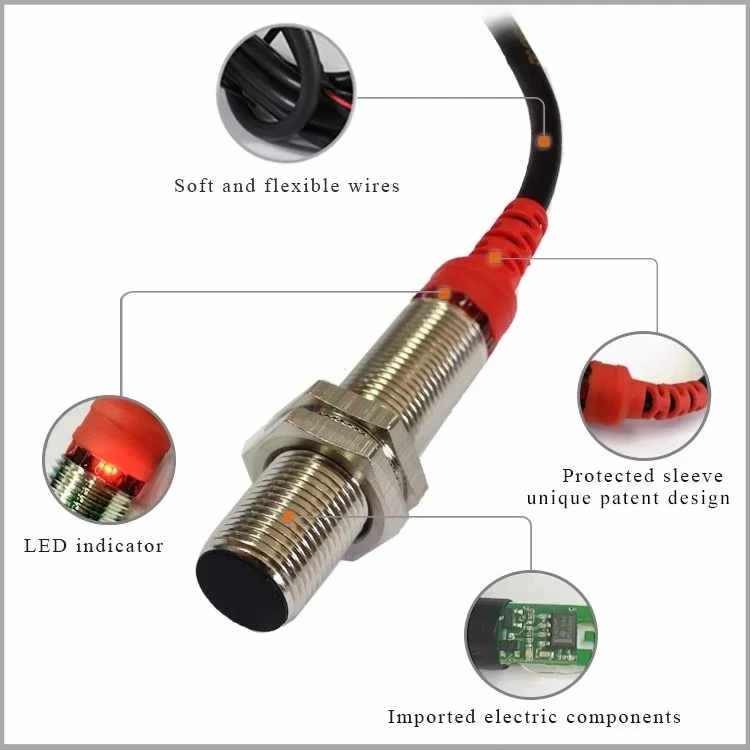 F3L-12KS04-B2 R2M Long-ringing M12 Shielded Inductive Sensor Switch 4mm Two-wire Numerical Control (normally Closed) IP67