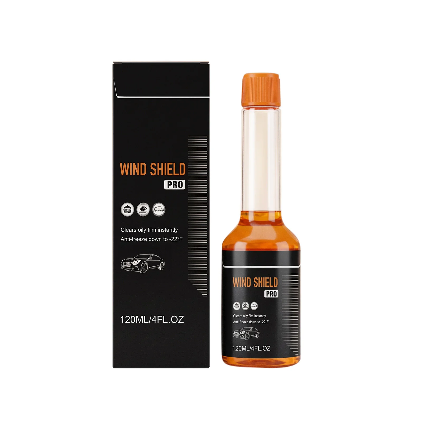 Car Windshield Cleaner Fluid Dirt Removal Anti Fog Clear Vision Window Polish Auto Maintenance Windshield Glass Oil Film Remover