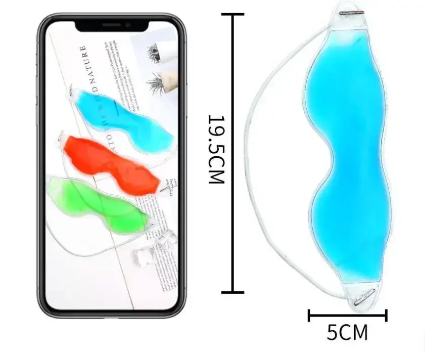 Ice Eye Patch Cover Cold Sleeping Eye Mask Compress Gel Eyes Fatigue Relief Relaxation Remove Dark Circle Eye Shield Care Tool