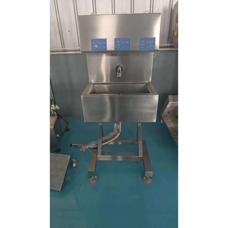 อ่างล้างมือสแตนเลสเกรดอาหาร 304 - ระบบสัมผัสอัตโนมัติ สำหรับห้องปลอดเชื้อมาตรฐาน GMP