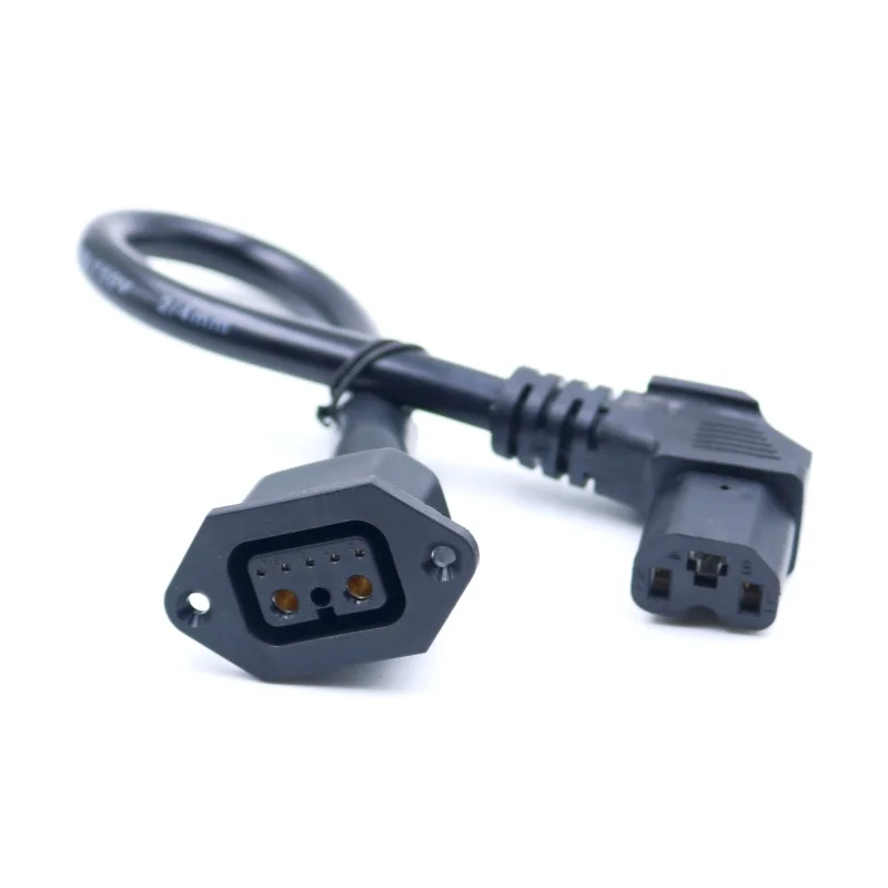 Conversión de batería de litio de 2 pines + 5 pines para adaptador de cable de alimentación de vehículo eléctrico Yadea