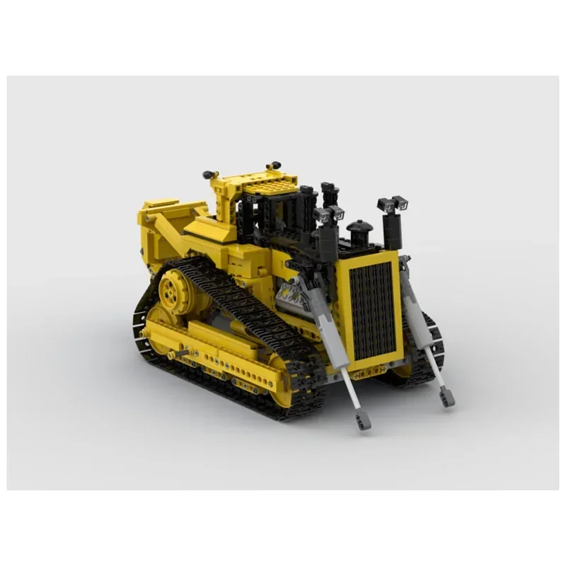 MOC-83447 สีเหลือง Bulldozer D11R Full RC Assembly เย็บ Building Block รุ่น 1822 ชิ้นส่วนเด็ก Building Block ของเล่นของขวัญ