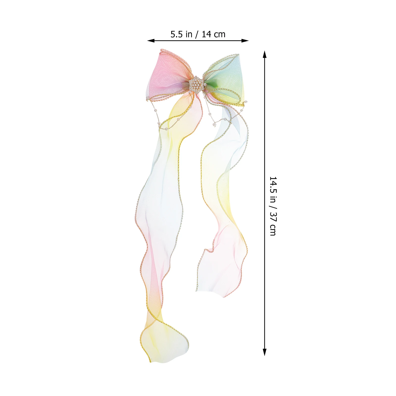 

2 Pcs Hairpin Bow Baby Girl Clips Accessories for Girls Fabric Ribbon Barrettes Small Bows