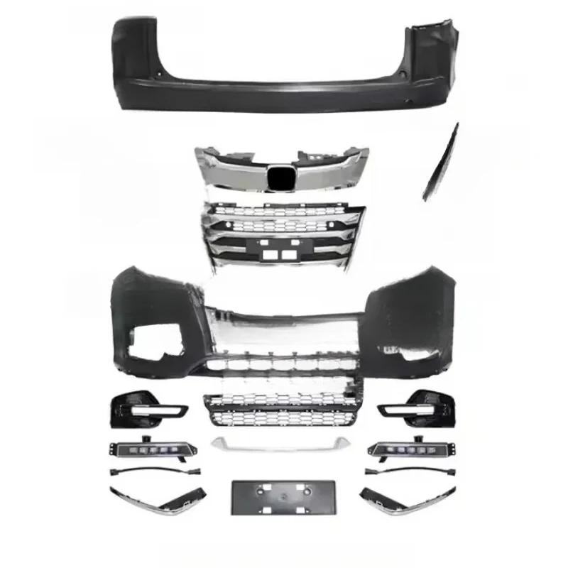 

2014-2018 Sport Body Kit Upgrade Car Auto LED Front & Rear Bumper Grille New Condition