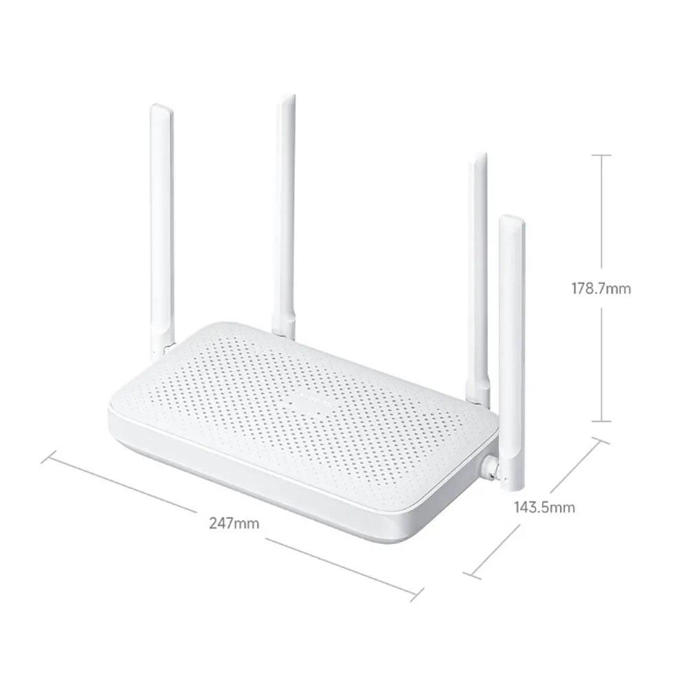 Imagem -06 - Xiaomi-roteador de Banda Dupla Ax1500 Wifi 2.4g 5ghz 1501mbps Porta Ethernet Gigabit Adaptativa Trabalhe com Mijiaapp