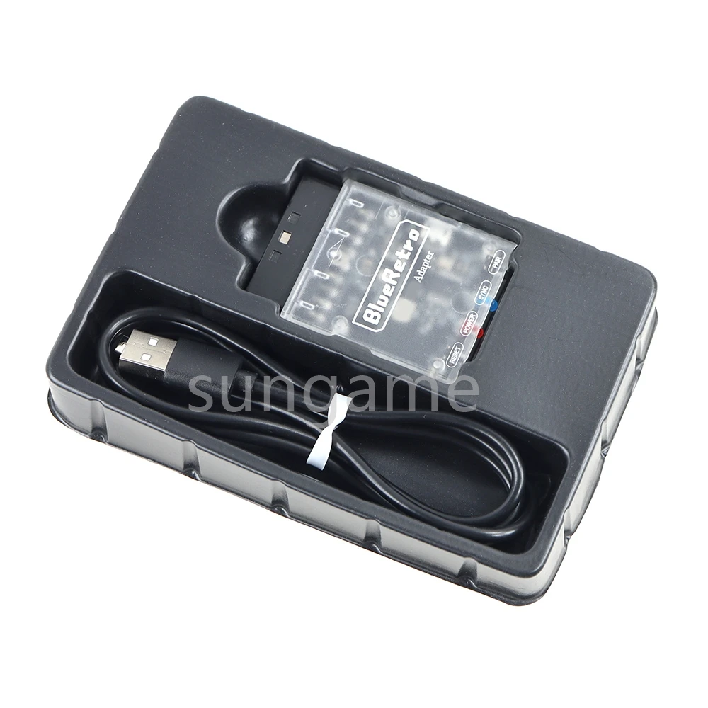 Convertitore adattatore compatibile Bluetooth per gamepad wireless da 1 set per console di gioco PS1/PS2