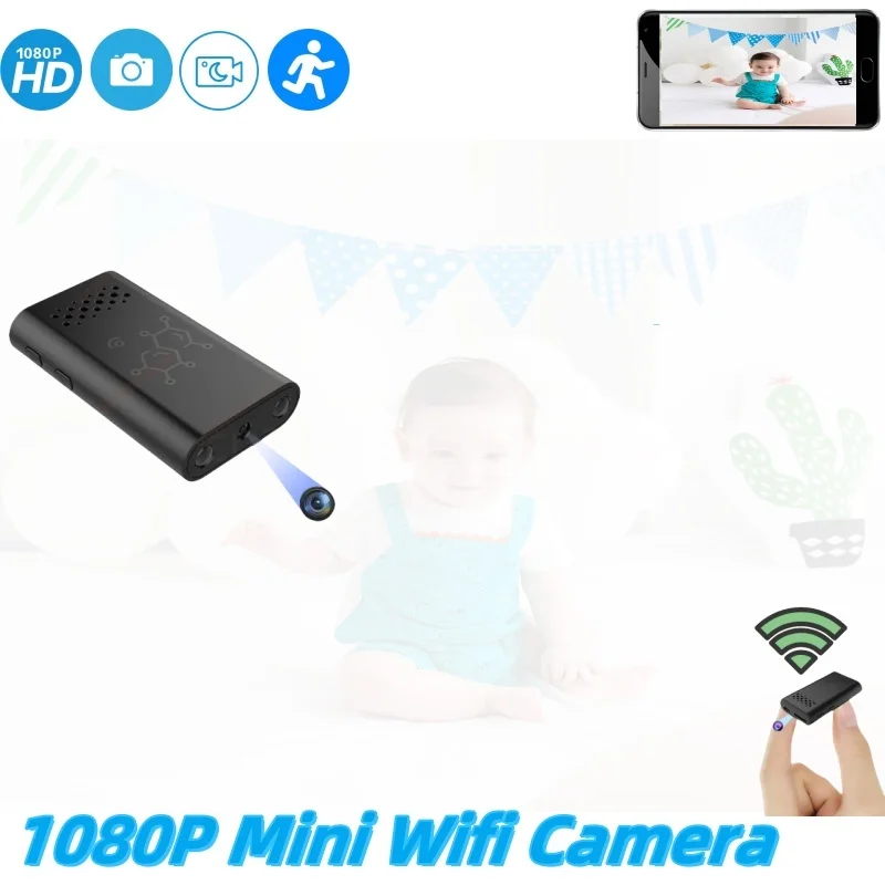 1080P HD Mini Wifi Camera IP Webcam Remote Monitoring Small Camcorders Smallest Infrared Night Vision Motion Detection Espia Cam