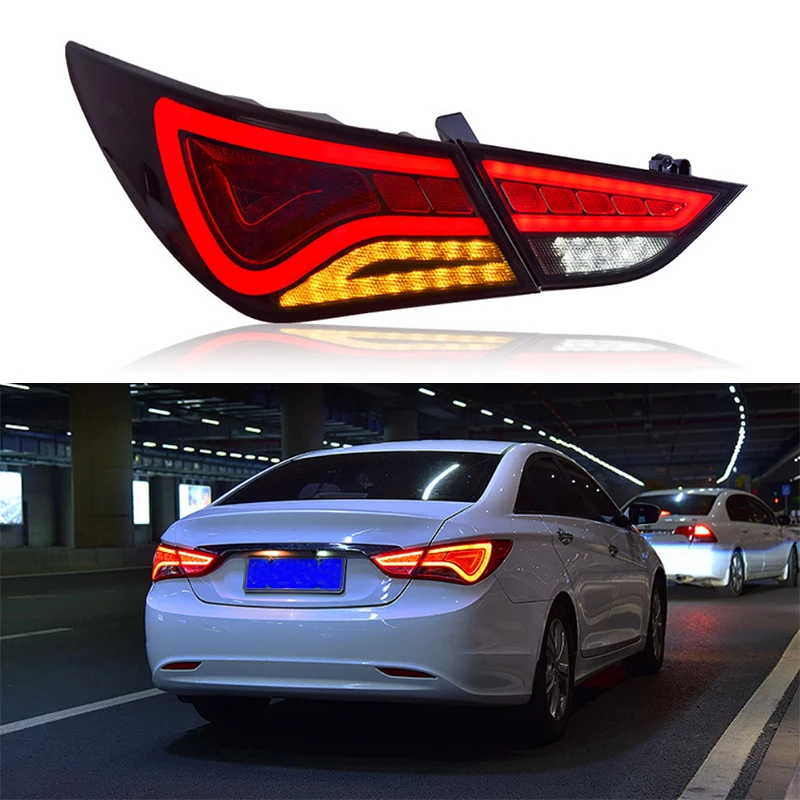 

Fit for Hyundai eight generation Sonata LED taillight assembly car refit LED rear taillight assembly car exterior accessories