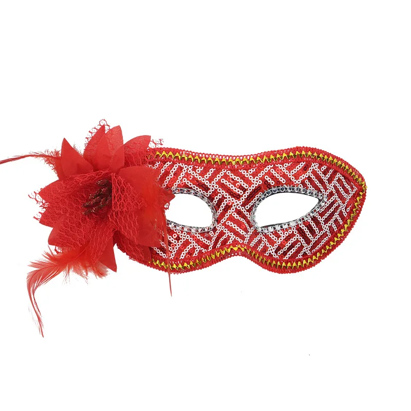 Maschere per feste di carnevale in maschera Mezza maschera per cosplay con paillettes sexy Maschera per occhi Cosplay Puntelli per balli Costume per maschera per discoteca
