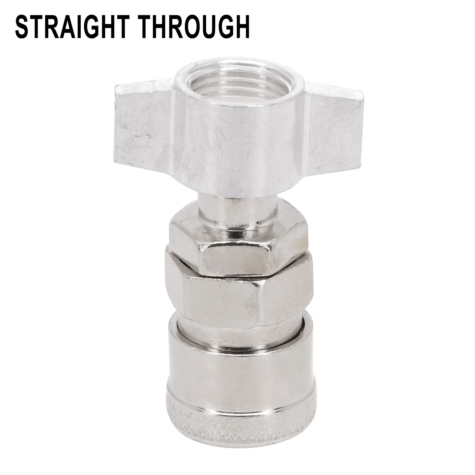 1Pcs Metal Truck Dust Blower Pneumatic Connector Straight Through/Integrated Elbow Connector Truck Dust Gun- Air Tank Adapter