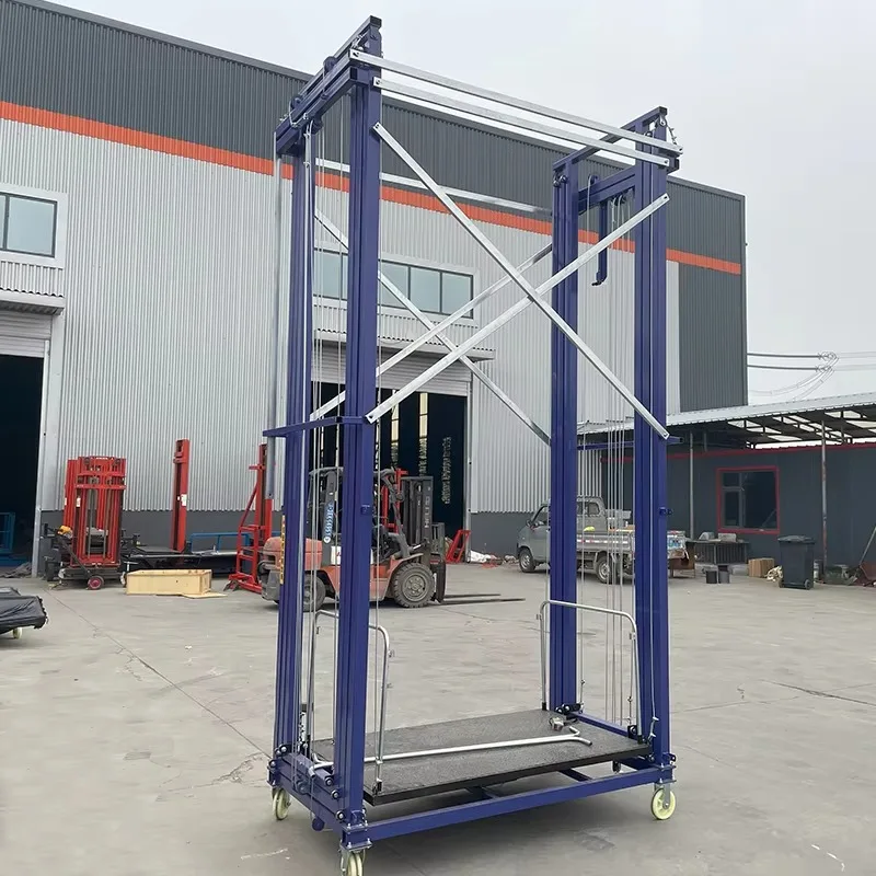 Brand New 6M Electric Scaffolding Lift Foldable Platform for Construction Site Industrial Lifting Hoist for Mining Hoist