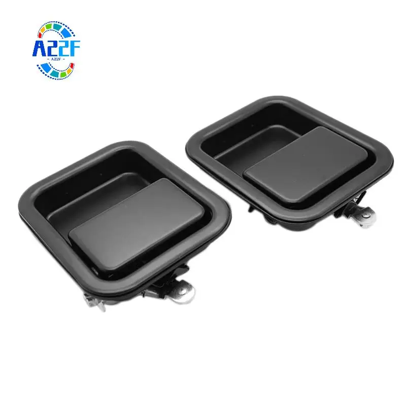 

A22F-Metal Front Exterior Door Handle Set Full Door Type 55176382AE 55176383AE For 1987-2006 Jeep Wrangler TJ L YJ