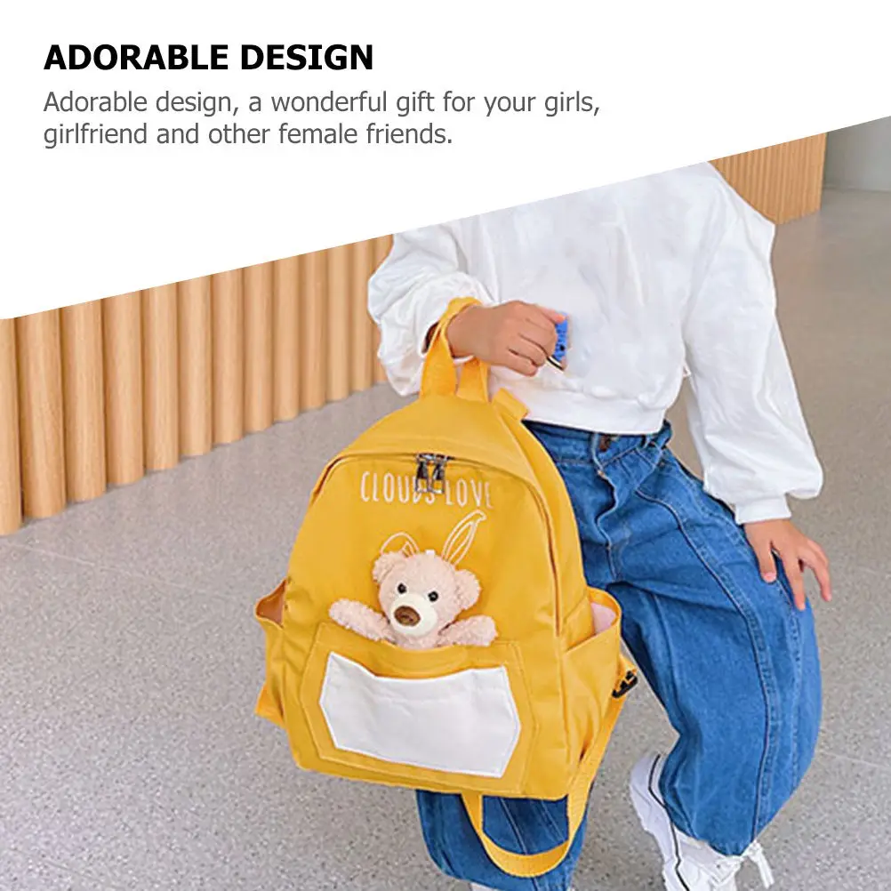 

Прекрасный школьный рюкзак с изображением медвежонка для детей, из премиальных материалов, водонепроницаемый, идеально подходит для школы, путешествий, спорта, книг, телефонов и кабелей.