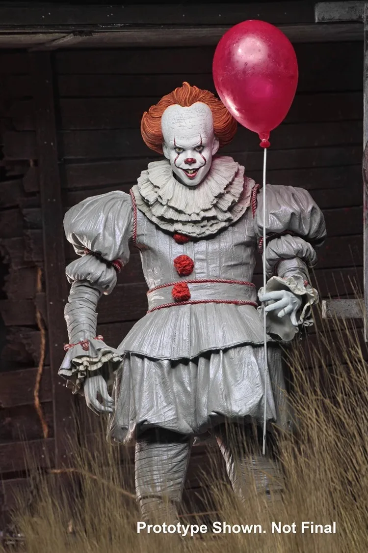 Figura de Anime de edición Deluxe Pennywise, estatua de colección, adornos de Pvc, modelo de muñeca, juguetes de regalo, It de Stephen King, 18cm