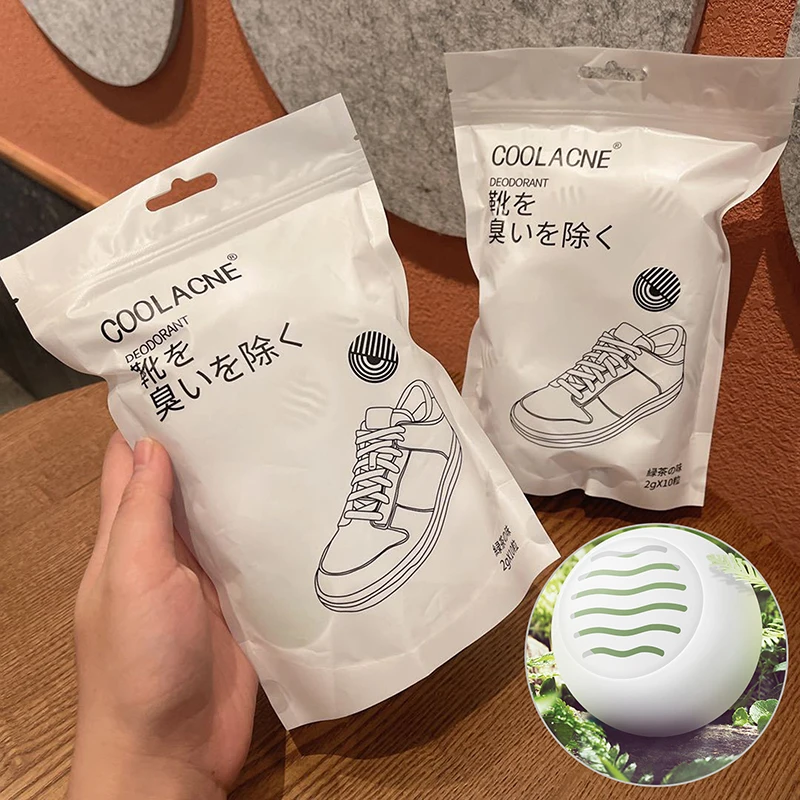 

10Pcs Deodorizer And Freshener Balls For Shoes Tea Fragrance Essential Foot Care
