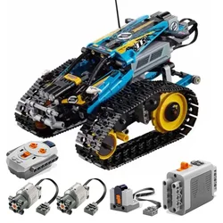 322 Piece Bricks Remote Controlled Stunt Racing Car Set Technical Model Building Block Toy For Boy Gifts
