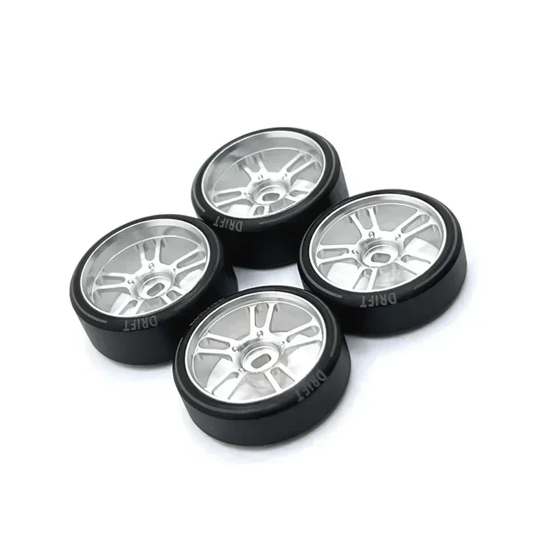 27Mm Drift Tire Tyre Metal Wheel Rim For Wltoys 284131 K969 K979 K989 P929 Kyosho Mini-Z 1/28 RC Car Upgrades Parts