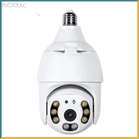 5MP Tuya Bulb Lamp Camera Wifi IP PTZ Outdoor Video Surveillance Human Body Motion Detect Color Night Vision Home Security
