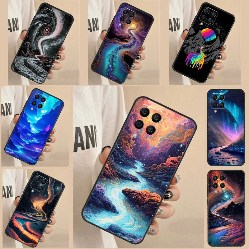 Cosmic River Case For Samsung Galaxy M23 M13 M33 M53 M12 M32 M52 M11 M31 M51 M14 M34 M54 M30s M31s Cover