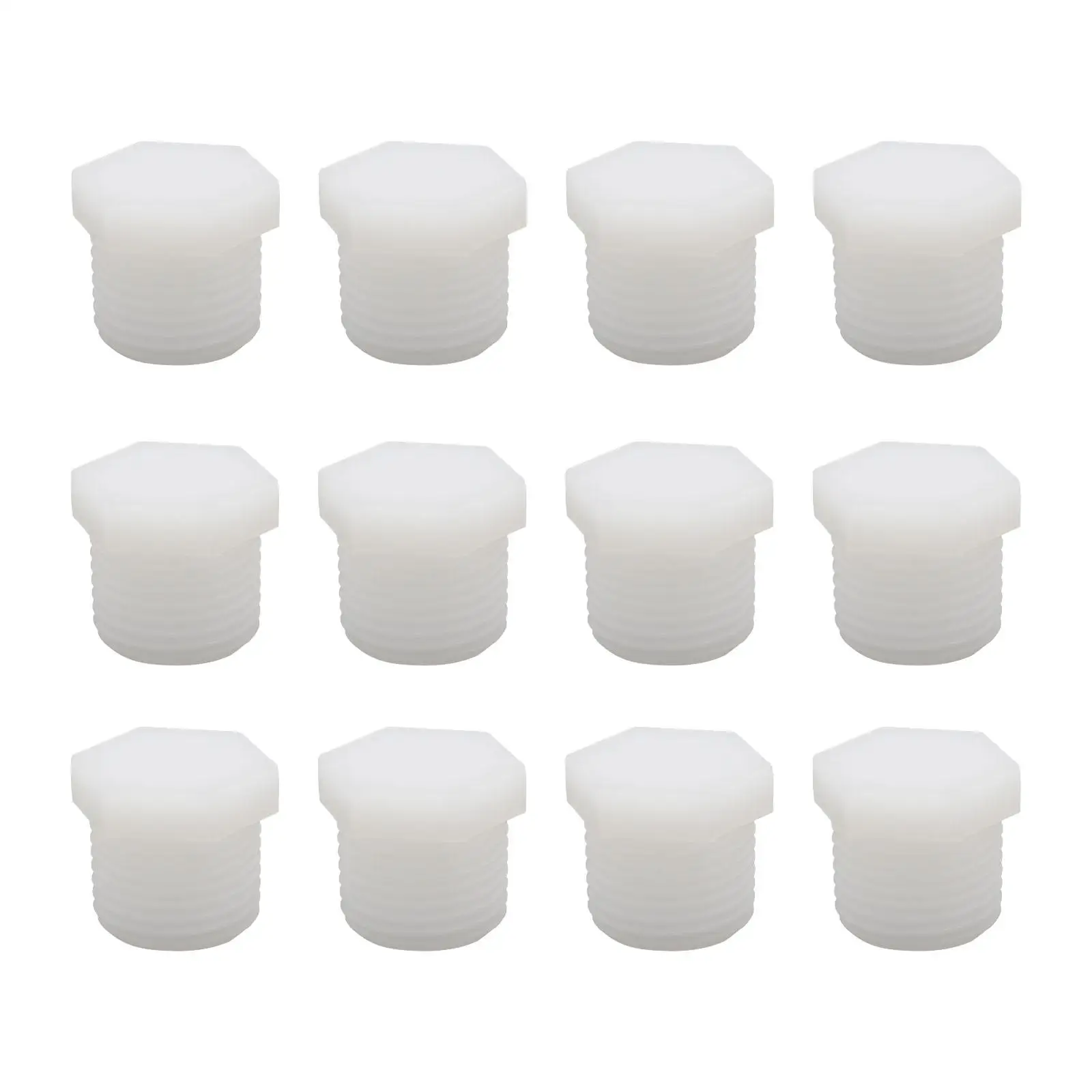 

12 Pieces Drain Plugs Car Accessories High Strength PVC Modification Good