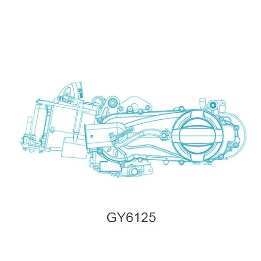 FOR GY6 150CC Carburetor Type Engine With Superior Power And Low Fuel Consumption Horizontal 4 Stroke Scooter Engine