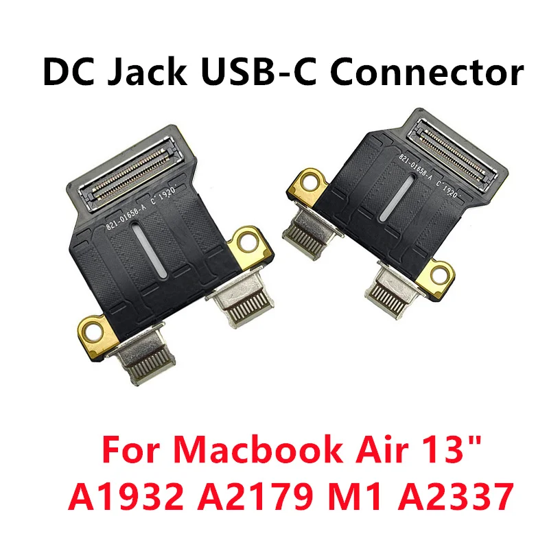 New Original Power DC Jack USB-C Connector For Macbook Air 13