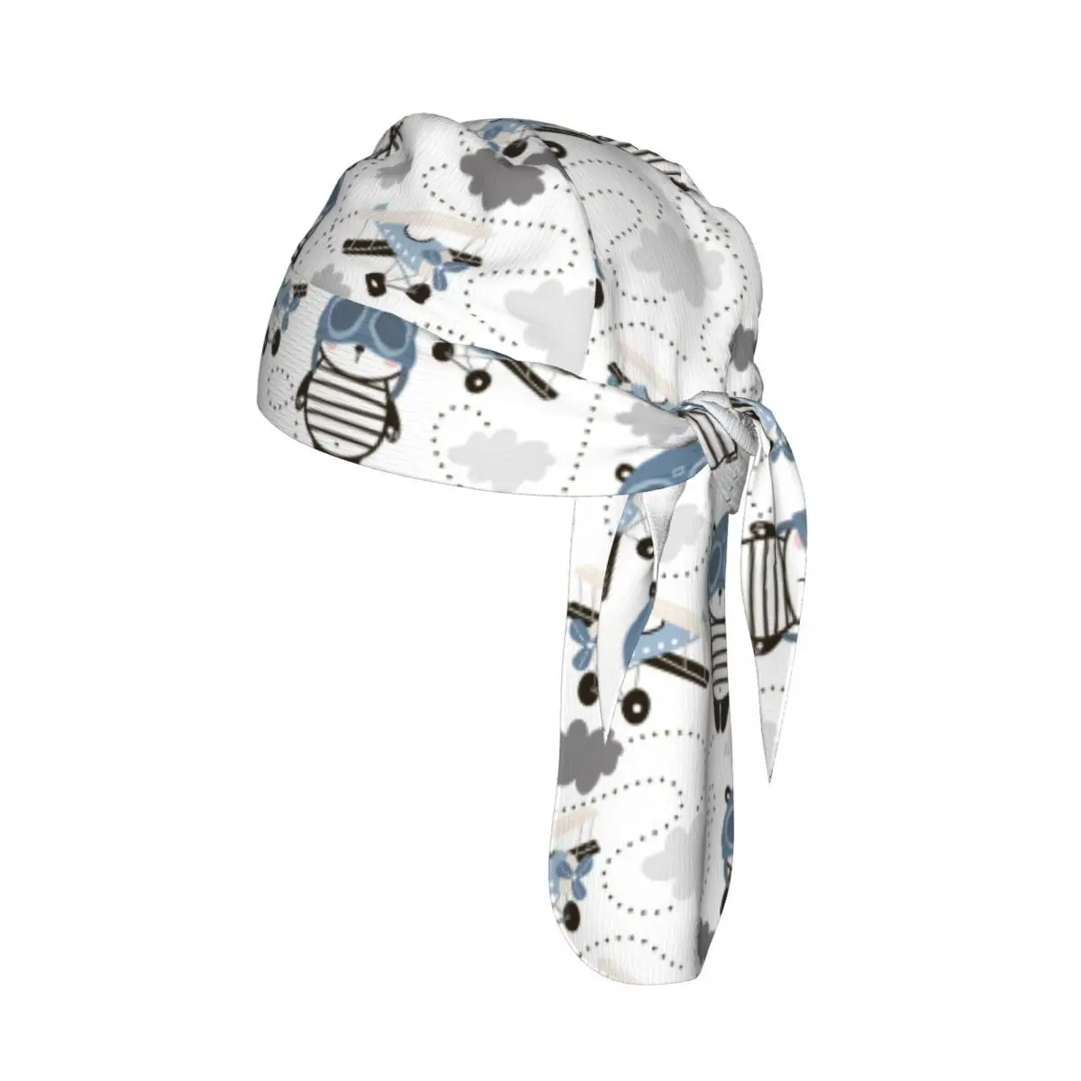 

Cycling Breathable Cycling Headwear Cute Panda In Pilot Cap And Retro Air Planes Quick-Dry Bicycle Scarf Cap