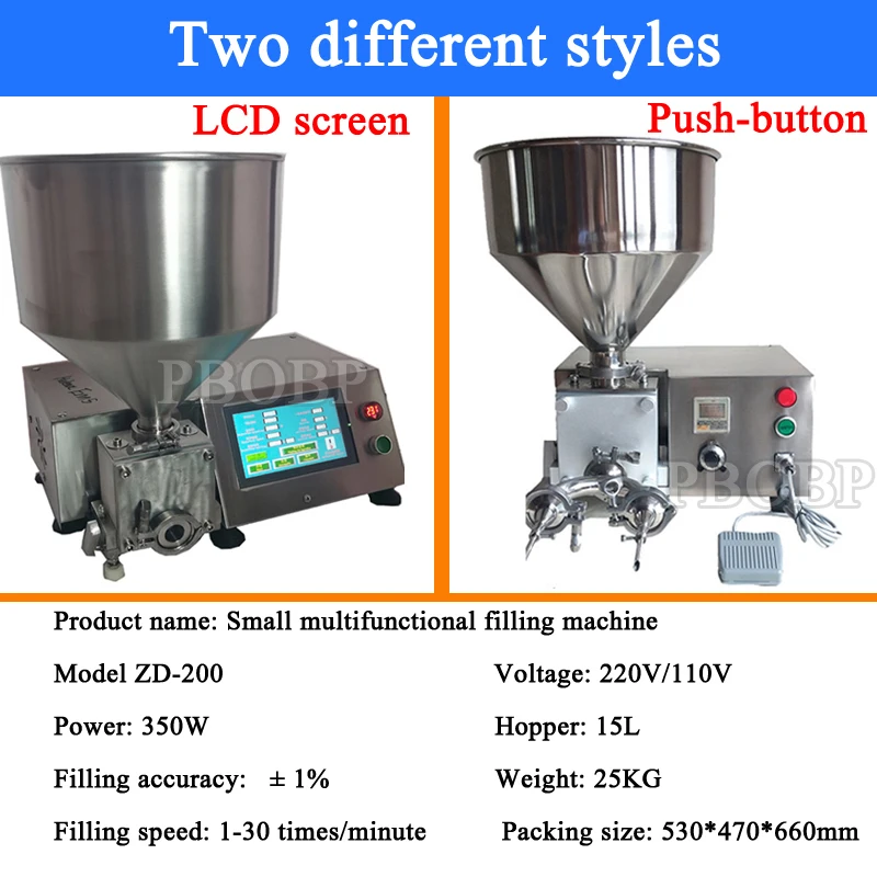 Machine For Small Business Donut Injector Jam Pastry Whipped Cream Small Cake Machine