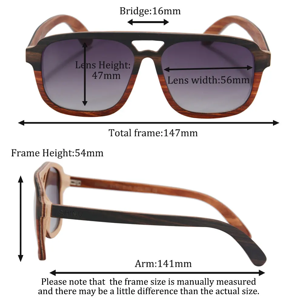 sunglasses man wood wooden polarized sunglasses men square shape big size fashion sunglasses for men SH73023