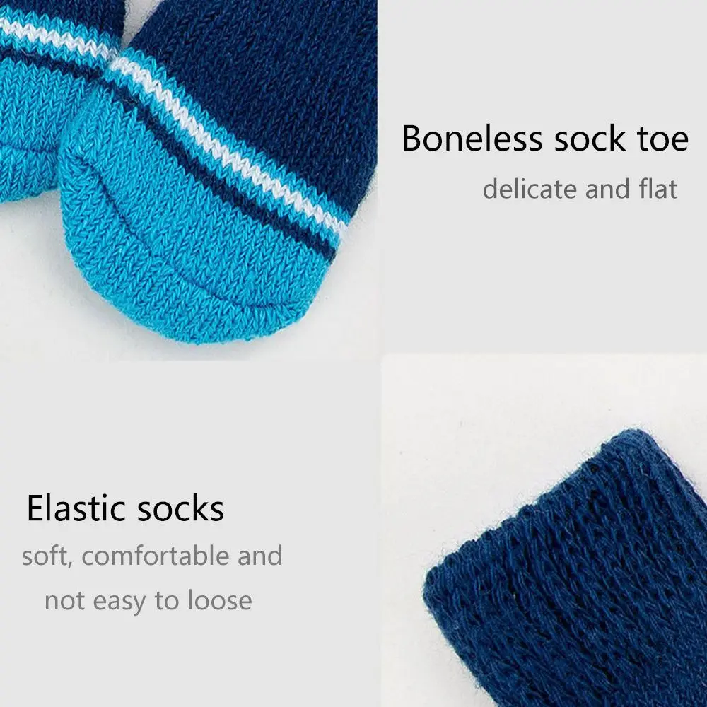 soles Chewable fabric Breathable Not easy to fall off Multi-style Resilient Dog socks Cotton socks Pet supplies Pet socks