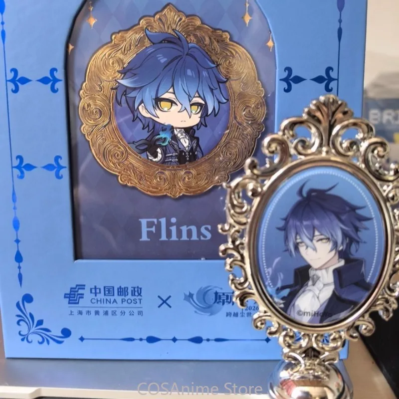 

Official Genshin Impact Arlecchino Columbina Flins Skirk Tartaglia Anime Cosplay Wax Seal Stamp Sealing Waxing Gift Box