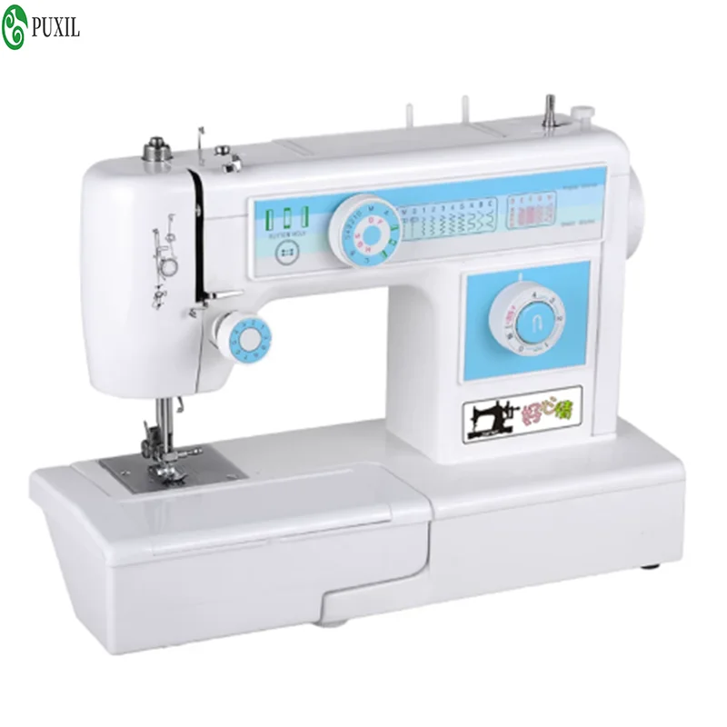 105 watt high-power thick and comfortable sewing machine, household electric sewing machine with lock edge sewing cart, 653 type