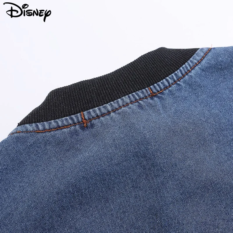 Disney Brand Clothing New Arrival Top Fashion Pullovers Casual Cotton Cartoon Short Embroidery Mickey Mouse Women Sweatshirts