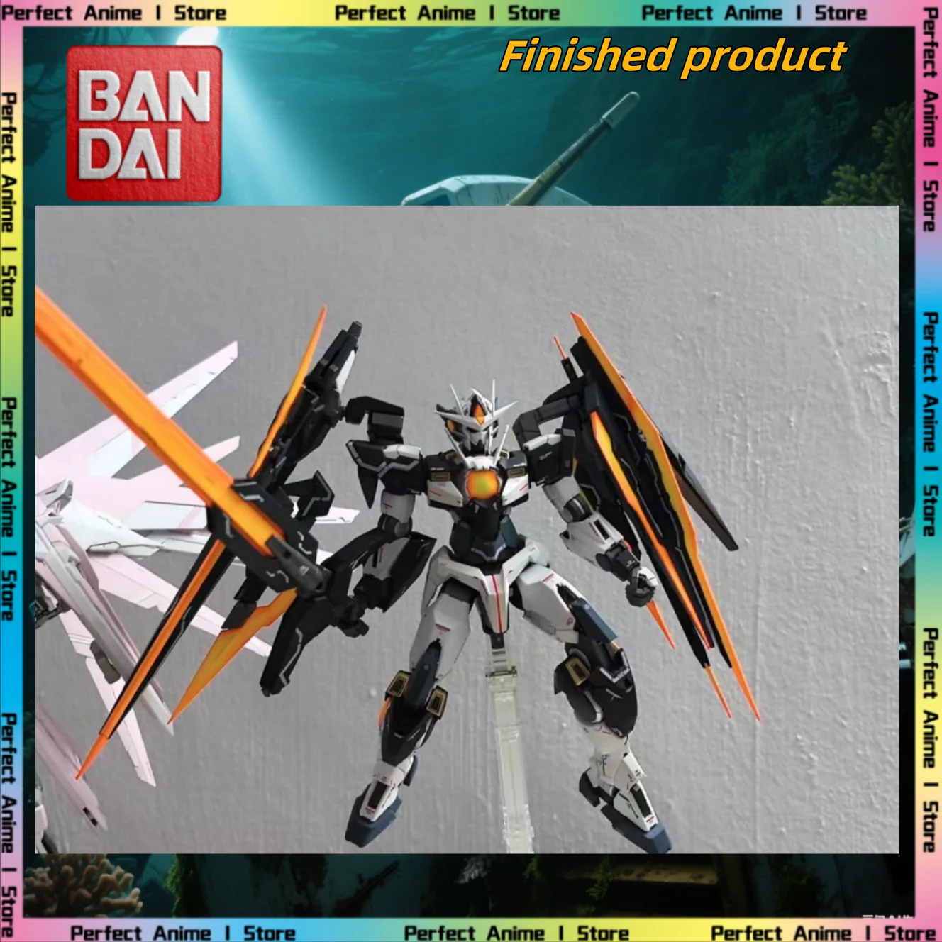 

Bandai Готовая серия MG 00Q Полный стиль лезвия Изменение цвета в стиле панк OEM Пользовательская сборка завершена