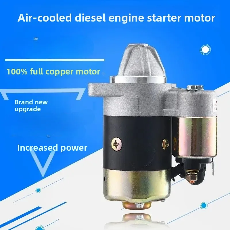 For QD114A 414 Motor 168 186 188 192F Diesel Engine Starter Generator Road Cutting Parts