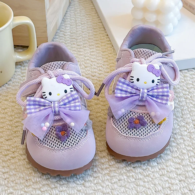 

Girls Spring Summer Sports Shoes New Sneakers Girls Casual Running Shoes Children's Princess Shoes Soft Sole Fashion Dad Shoes